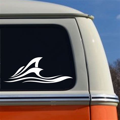 wave car decal|wave decal for car.